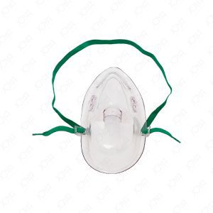 Oxygen Mask Adult Medium Concentration Elongated Shape Without Tubing