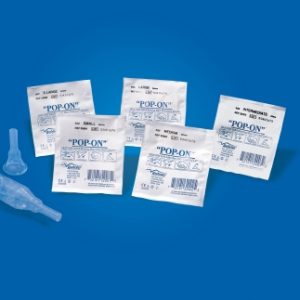 Male External Catheter Pop-On Self-Adhesive Strip Silicone Medium
