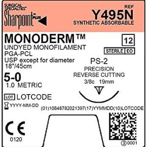 Sharpoint Monoderm 5-0 19mm 45cm