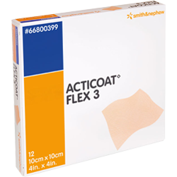 Acticoat Flex 3 Antimicrobial Barrier Dressing 10x10cm