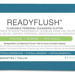 ReadyFlush® Biodegradable Flushable Wipes 20x30cm
