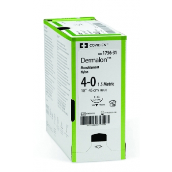 Dermalon 3-0 C-13 19mm 45cm Suture