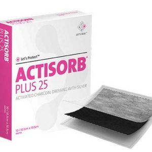 Actisorb Plus 25 Charcoal/Silver Dressing