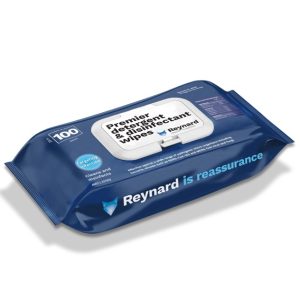 Reynard Premier Detergent and Disinfectant Wipe 33x22cm