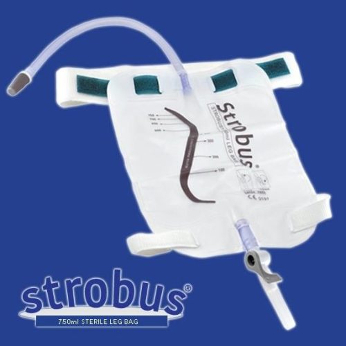 Strobus Leg Bag with 50cm Inlet Tube- 750ml (Non-Sterile)