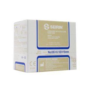Seirin Acupuncture Needles – J- Type- 0.10 x 15mm