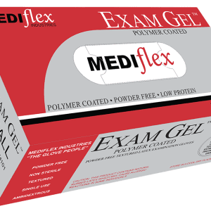 Mediflex Exam Gel Powder Free Latex Small Gloves