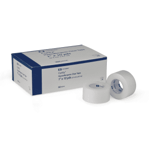 Kendall Hypoallergenic Clear Tape 2.5cmx9.1m