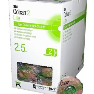 3M Coban 2 Layer Lite Compression Layer 2.5cm x 3.5m