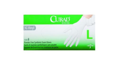 Medline Curad 3G Stretch Vinyl Exam Gloves