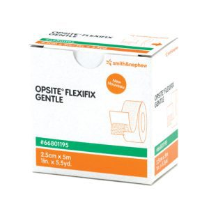 OPSITE Flexifix Gentle Silicone Adhesive Roll 2.5CMX5M