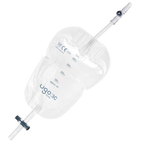 Ugo 3C Community Leg Bags 500ml T Tap 5cm Short Tube
