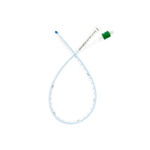 2-Way Foley Catheter Standard Tip 45cm with 10mL Balloon14Fr Green Sterile