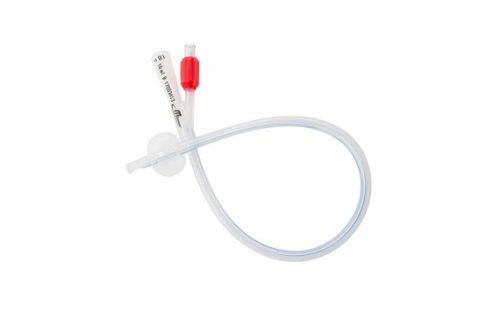2-Way Foley Catheter Open Ended with Balloon Red Sterile