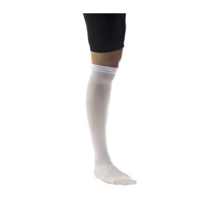 Ted Anti-Embolism Knee Length Stocking White Small Regular Closed Toe
