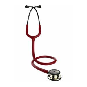 3M Littmann Classic III Stethoscope With Special Edition Champagne-Finish Chestpiece; Burgundy Tube; Smoke Stem And Smoke Headset