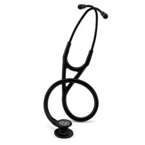 3M Littmann Cardiology IV Stethoscope With Special Edition Black-Finish Chestpiece; Black Tube; Stem Black And Headset