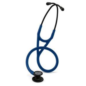 3M Littmann Cardiology IV Stethoscope With Special Edition Black Chestpiece; Navy Blue Tube; Black Stem And Headset