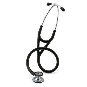 3M Littmann Cardiology IV Stethoscope With High Polish Mirror-Finish Chestpiece; Black Tube; Stainless Stem And Headset