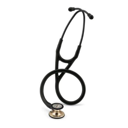 3M Littmann Cardiology IV Stethoscope With High Polish Champagne Chestpiece; Black Tube; Smoke Stem And Headset