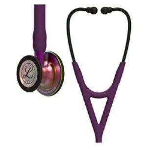 3M Littmann Cardiology IV Stethoscope With Special Edition Rainbow Chestpiece; Plum Tube; Violet Stem And Black Headset