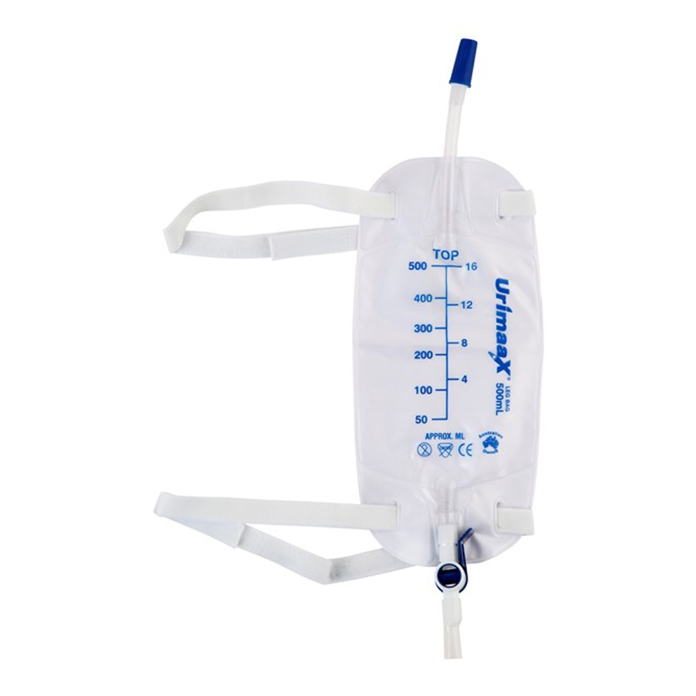 Urimaax®Drainage Bag Leg 500ml 6cm Sterile