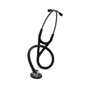 Littmann Master Cardiology Stethoscope Smoke-Finish Chestpiece and Eartubes Black Tube