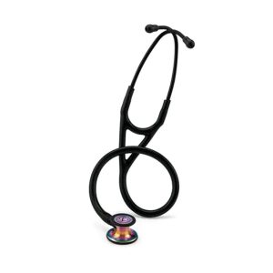 3M™ Littmann® Cardiology IV™ Stethoscope Rainbow-Finish Chestpiece Black Tube 27 inch