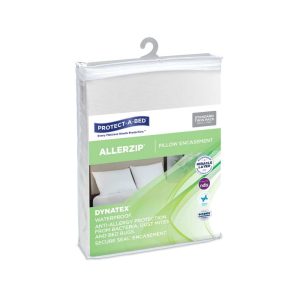 Allerzip® Fully Encased Pillow Waterproof Protector Standard Twin Pack 48x73cm-11024