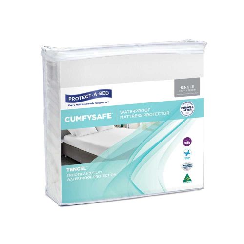 Protect A Bed CumfySafe® Waterproof Mattress Protector Single 600ml 92x188cm-43000