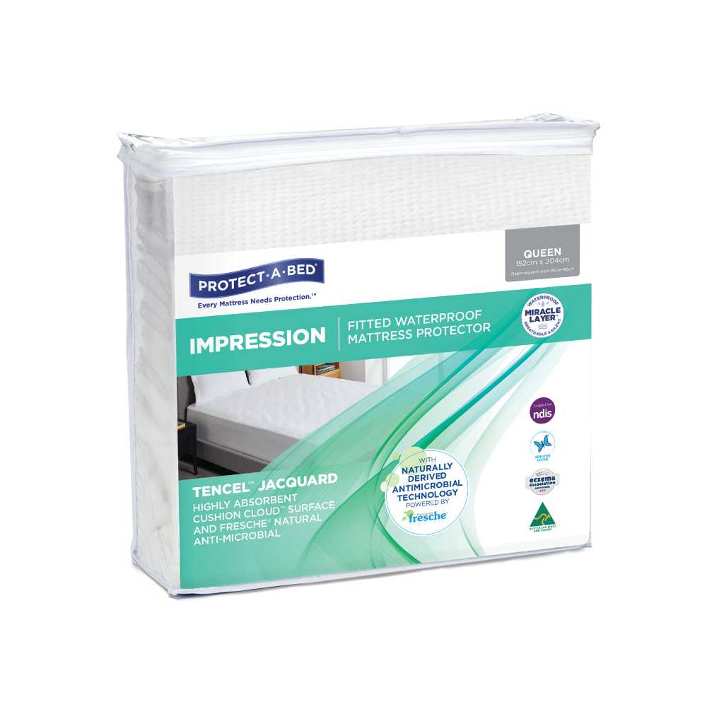 Protect-A-Bed® Impression TENCEL™ Waterproof Mattress Protector Queen 4300ml 152x204cm-43023