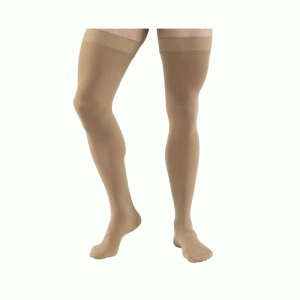 JOBST Relief Thigh High Closed Toe Medium Beige 30-40mmHg