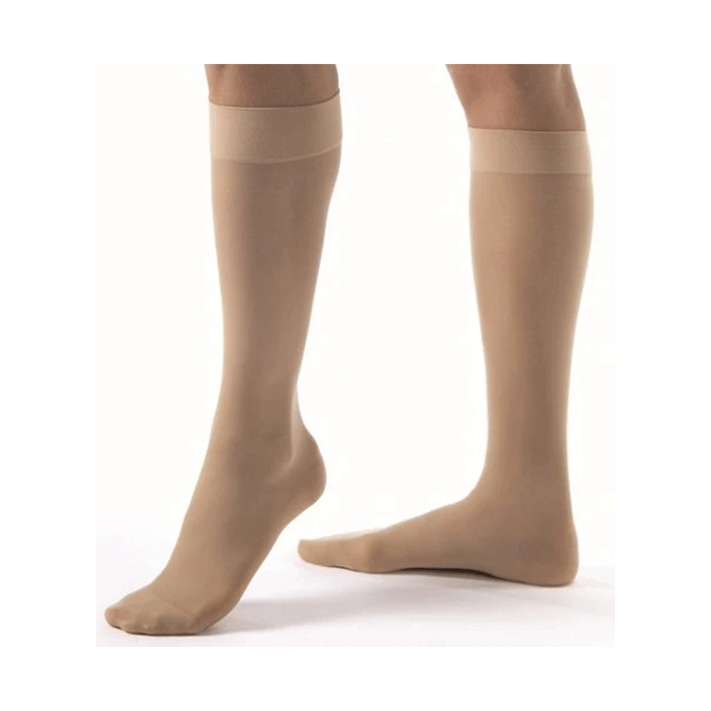 Jobst Ultrasheer Petite Length Knee High CT Beige 15-20 mmHg Small