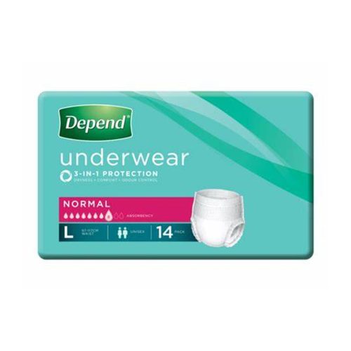 DEPEND® Underwear Normal Unisex 97-127cm Large 850mL