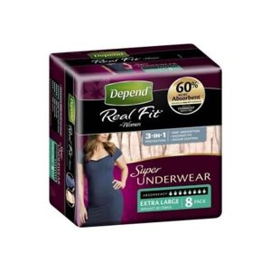 DEPEND® Real Fit Women Underwear Super Extra Large 122-162cm 1320mL
