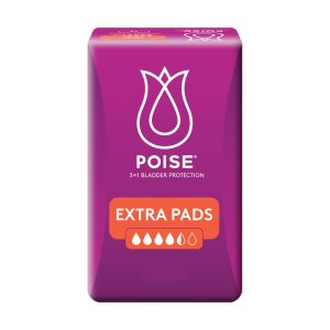 Poise Pads Extra 540mL Female 315mm White