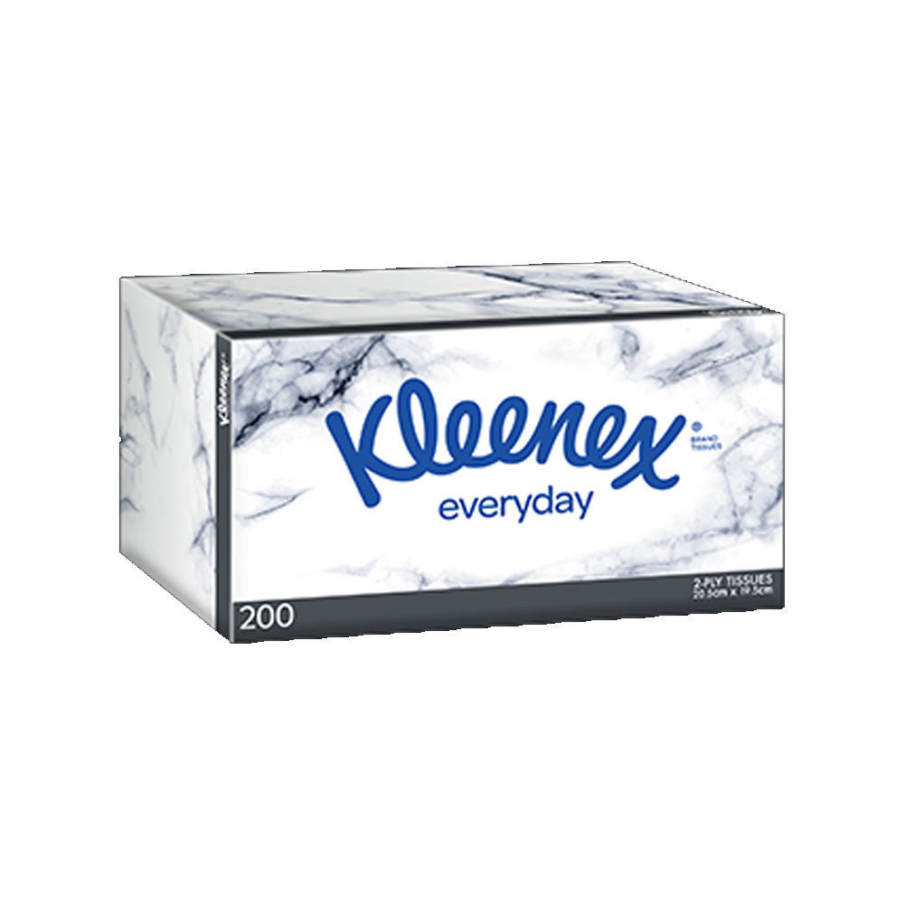 Kleenex® Everyday Facial Tissue Unscented