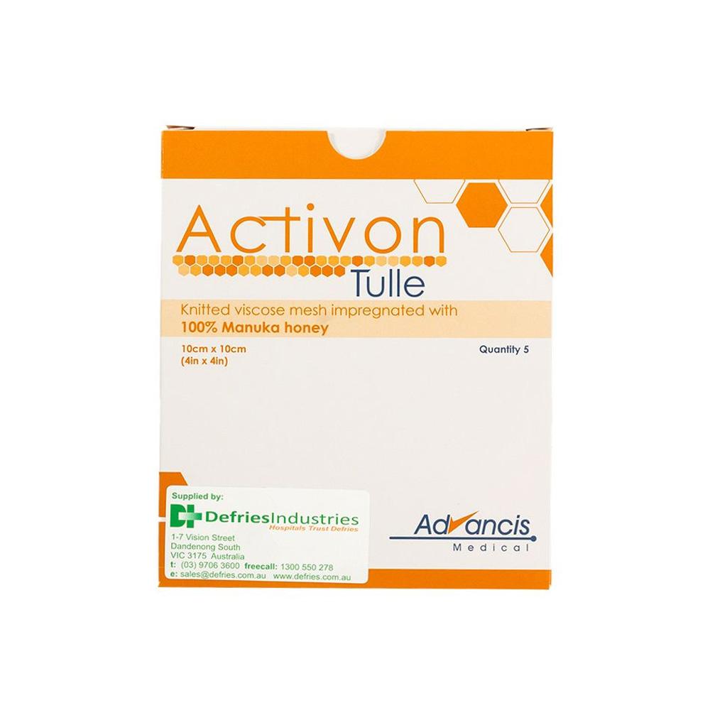 Activon Manuka Honey coated Tulle Dressing - 10cm x 10cm