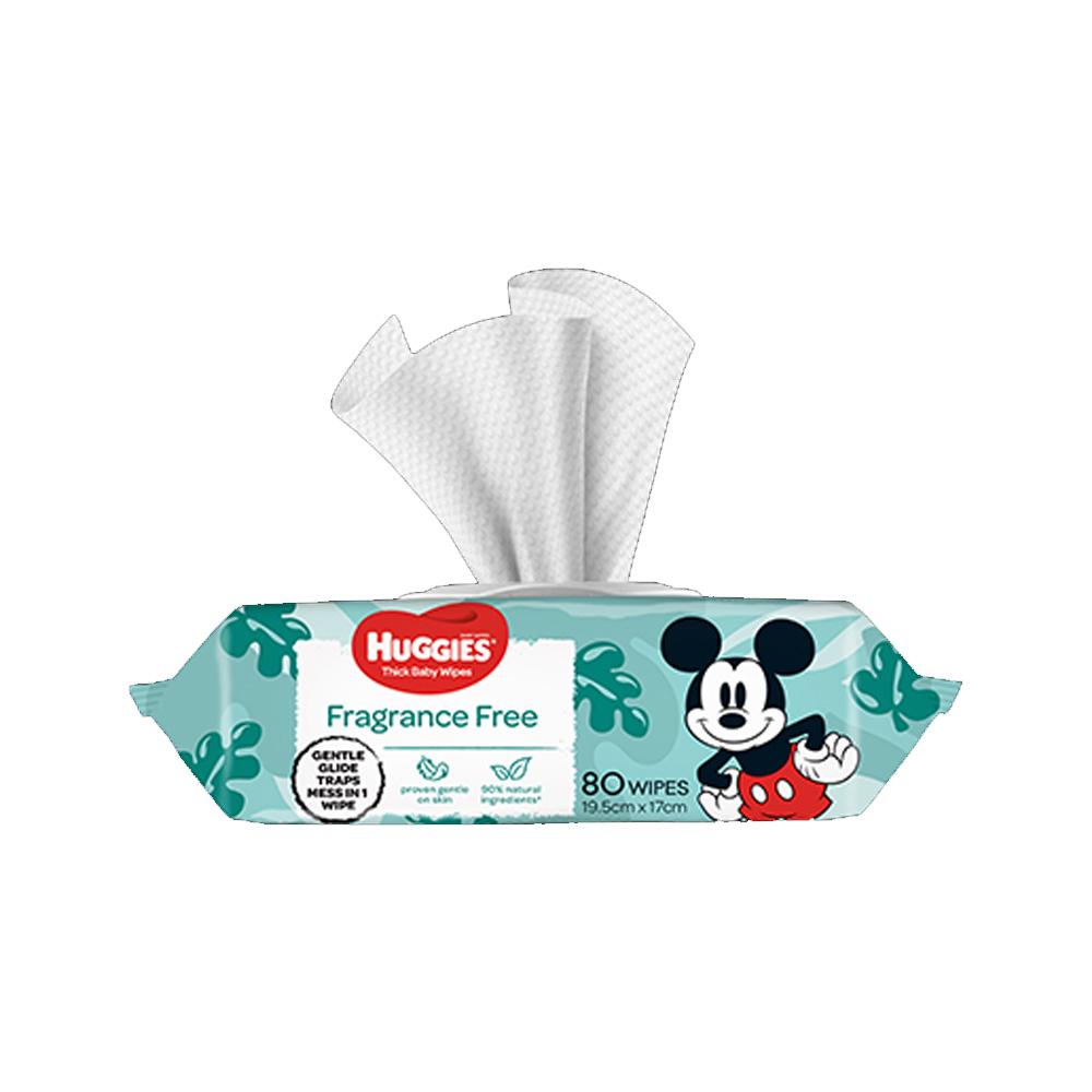 Huggies Thick Baby Wipes Fragrance Free