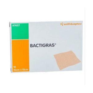 Bactigras Antiseptic Gauze Dressing 10X10cm