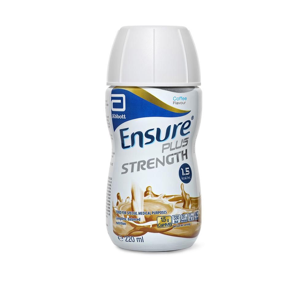 Ensure Plus Strength Coffee 220ml Resealable Plastic Bottle