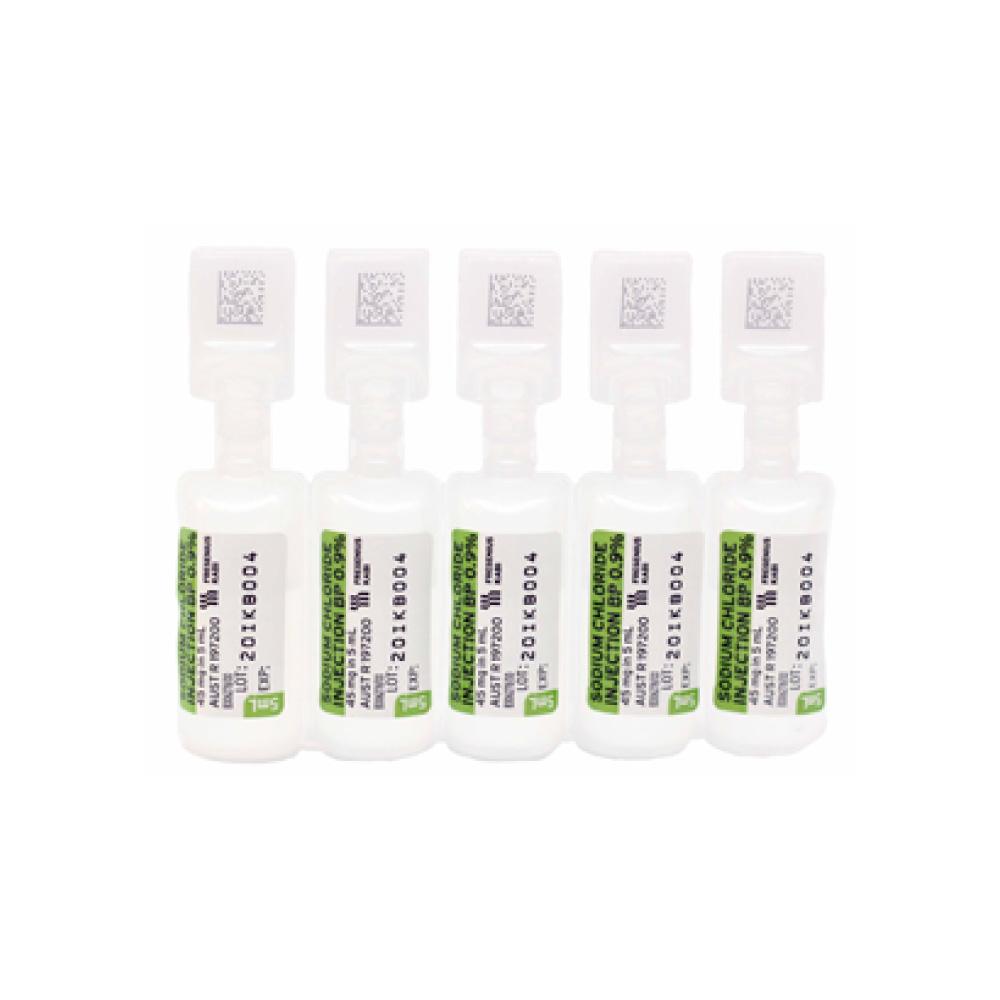 Sodium Chloride 0.9% Ampoules For Injection 5mL