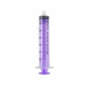 Medicina Syringe Enteral Enfit 60ml Reusable Purple