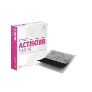 Actisorb Plus 25 Charcoal/Silver Dressing 6.5cmx9.5cm