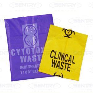 Clinical Waste Bags 510Mm x 660Mm 27Litre 20um