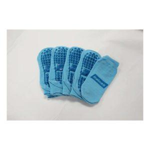 SallySock Non-Slip Patient Socks X-Small Blue Grips L:15cm x W:8.5cm