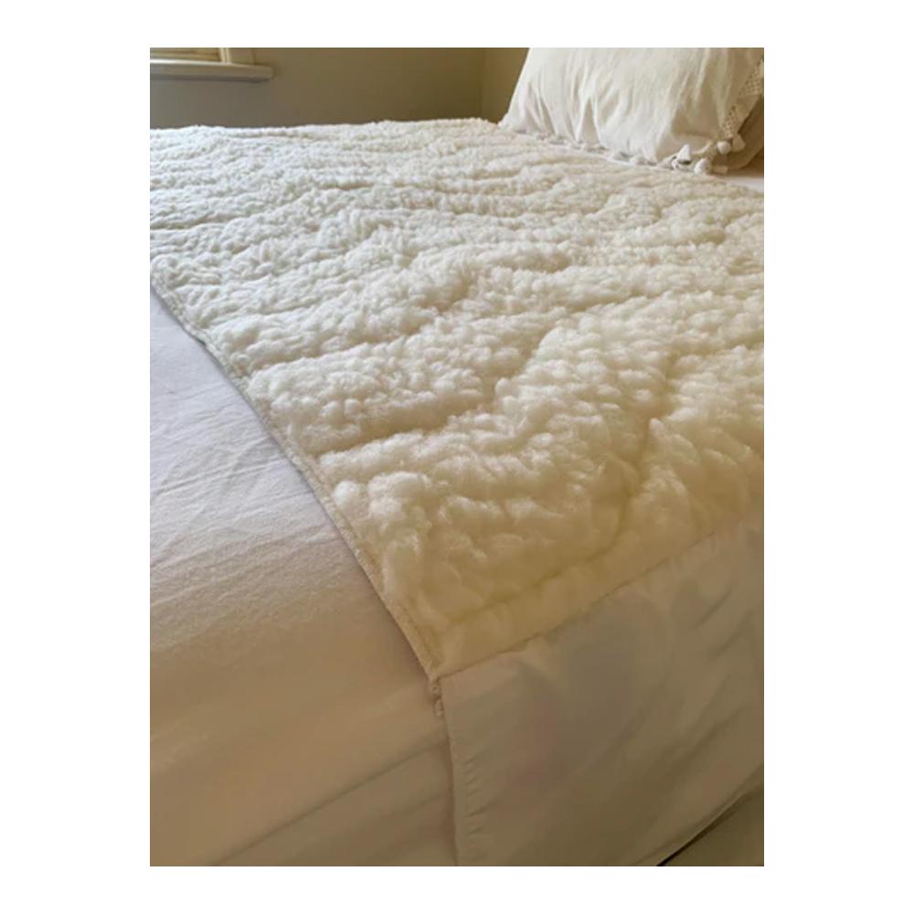 Australian Waterproof & Absorbent Wool Topper Bed Pad