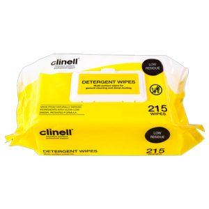 Clinell Detergent Wipes Pack of 215
