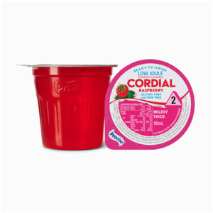 Precise Ready-To-Drink Low Joule Raspberry Flavoured Cordial Level 2 Mildly Thick 185mL