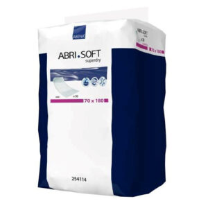 Abena Abri-Soft Superdry Underlay Tuck-In Flaps Sap light blue 70cmx180cm 1750mL